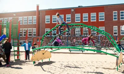 High-quality school playground equipment essential features
