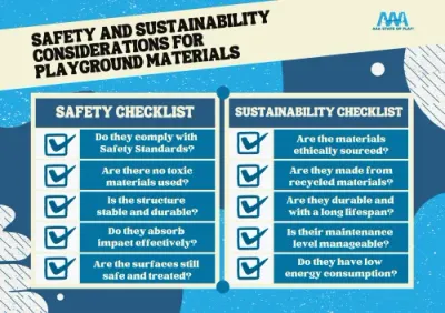 Sustainable safe playground materials environmental considerations