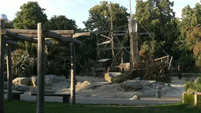 Diana Princess of Wales Memorial Playground London pirate ship theme