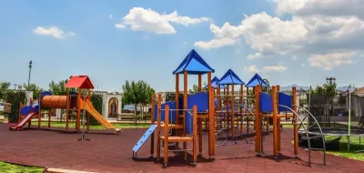 Durable commercial playground equipment long-term performance