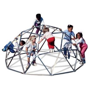 Geodesic dome store climbing frame