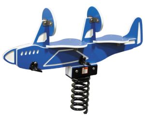 SPR-00002 Airplane Two Seat Spring Rider by Childforms